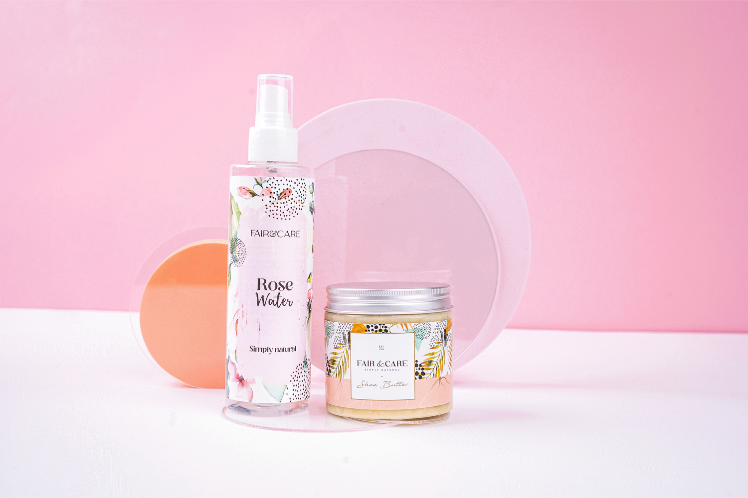 Rosewater 200ml+ shea butter
